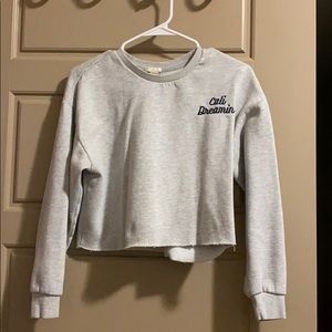 Long sleeve crew neck